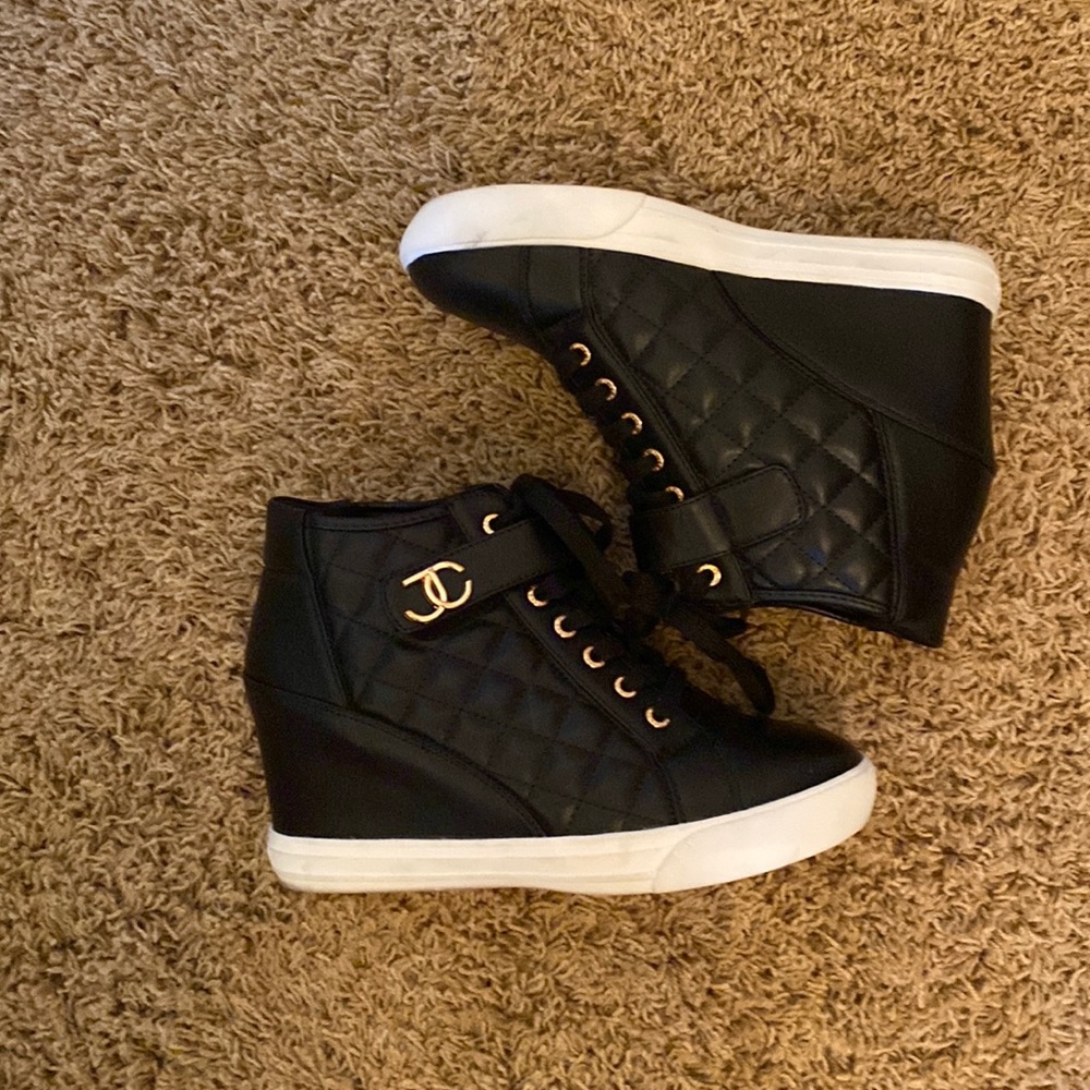 JuiceCouture wedge booties